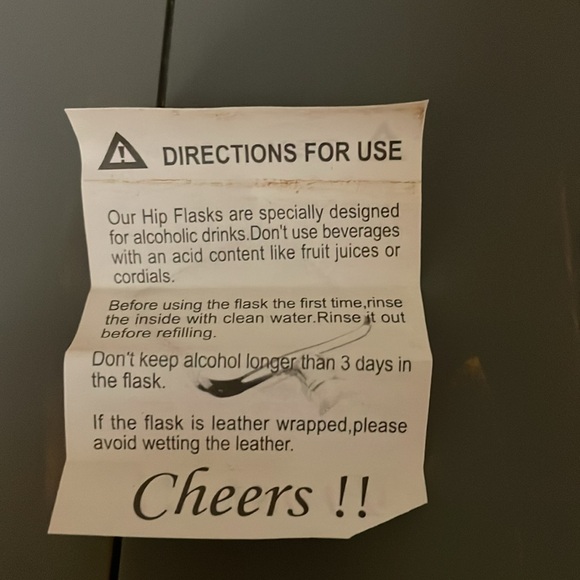 Bey Berk 5 oz. Stainless Steel Flask With Leather Case - Picture 11 of 15